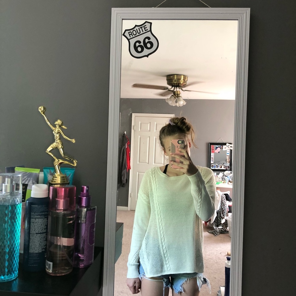 White sweater